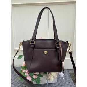 COACH PEYTON LEATHER MINI POCKET TOTE F26029 (100